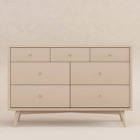 M15916TPE,Palma 7-Drawer Double Dresser  Assembled in Taupe