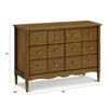 M7116NL,Liberty 6-Drawer Assembled Dresser in Natural Walnut