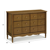 M7116NL,Liberty 6-Drawer Assembled Dresser in Natural Walnut