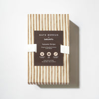 T34335AS,Nate Berkus x Babyletto Crib Sheet in Autumn Stripe
