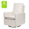 M20987PCMEW,Cali Pillowback Swivel Glider in Performance Cream Eco-Weave