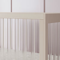 M8601KNX,Harlow 3-in-1 Convertible Crib w/Toddler Bed Conversion Kit in Washed Natural/