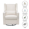 M11288PCMEW,Kiwi Glider Recliner w/ Electronic Control and USB in Performance Cream Eco-Weave