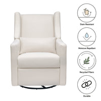 M11288PCMEW,Kiwi Glider Recliner w/ Electronic Control and USB in Performance Cream Eco-Weave