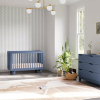 M4201CVB,Hudson 3-in-1 Convertible Crib w/Toddler Bed Conversion Kit in Cove Blue