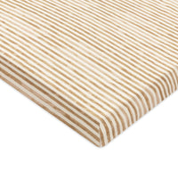 T34333AS,Nate Berkus x Babyletto All-Stages Midi Sheet in Autumn Stripe