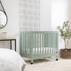 M6698LS,Origami Mini Crib in Light Sage