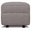 M17285FTGRY,Willa/Alden Gliding Ottoman in Steel Grey Tweed