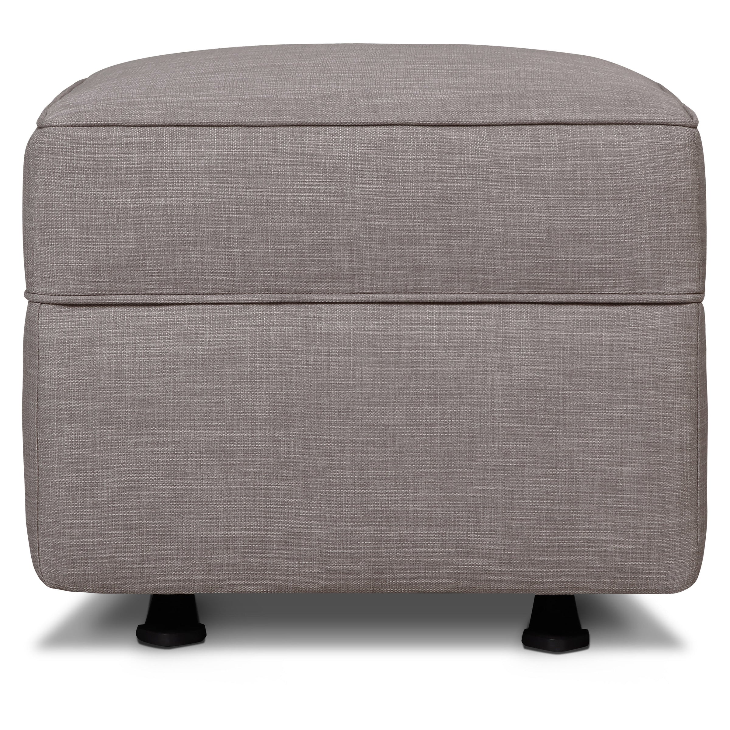 M17285FTGRY,Willa/Alden Gliding Ottoman in Steel Grey Tweed