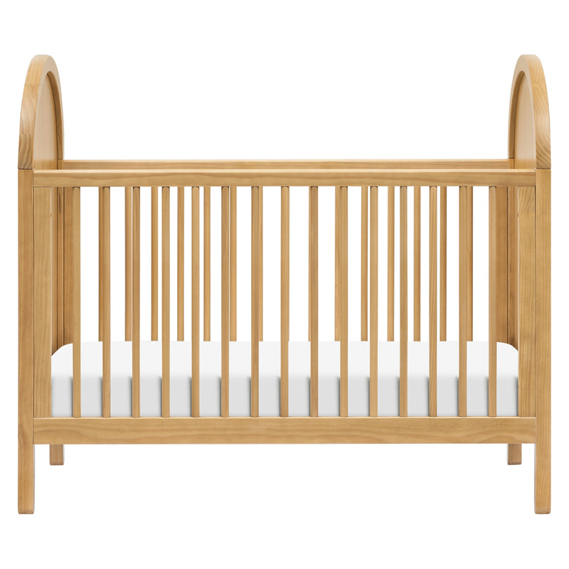M25601HY,Bondi 3-in-1 Convertible Crib w/ Toddler Bed Kit in Honey