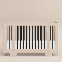 M23401NXB,Yuzu 8-in-1 Convertible Crib w/All-Stages Conversion in Washed Natural/Black