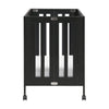 M6698B,Origami Mini Crib in Black Finish