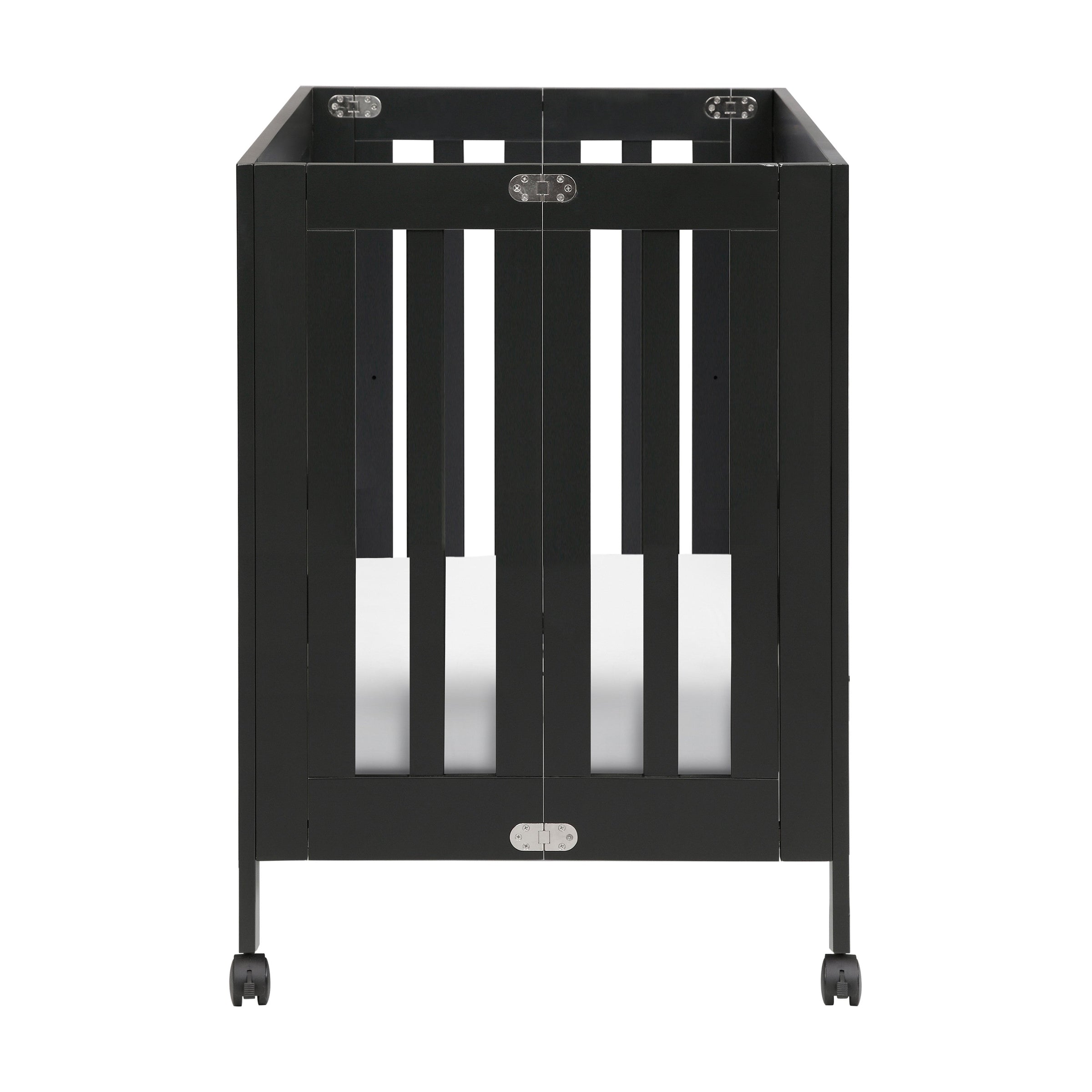 M6698B,Origami Mini Crib in Black Finish