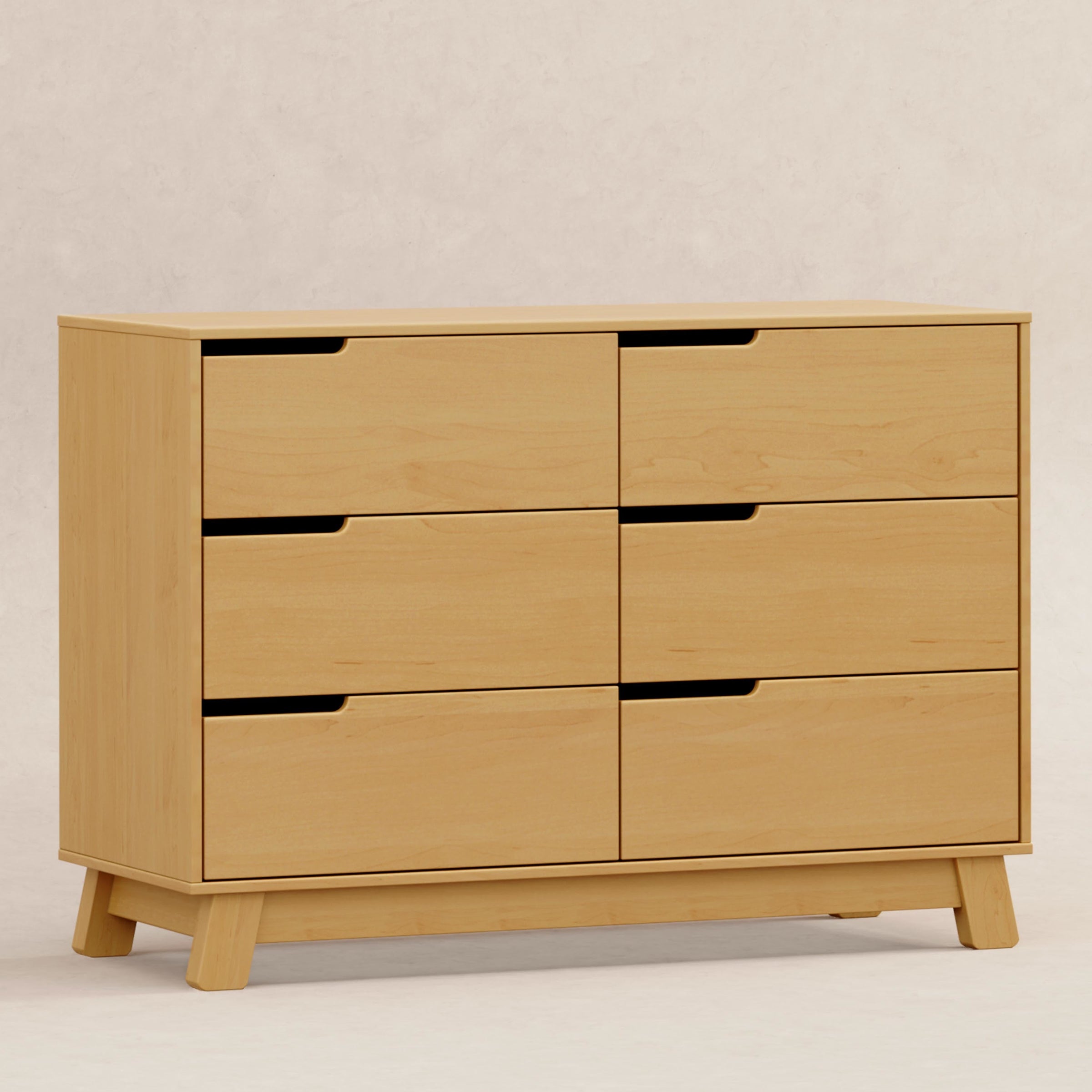 M4216HY,Hudson 6-Drawer Double Dresser  Assembled in Honey