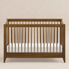 M10301NL,Sprout 4-in-1 Convertible Crib w/Toddler Bed Conversion Kit in Natural Walnut