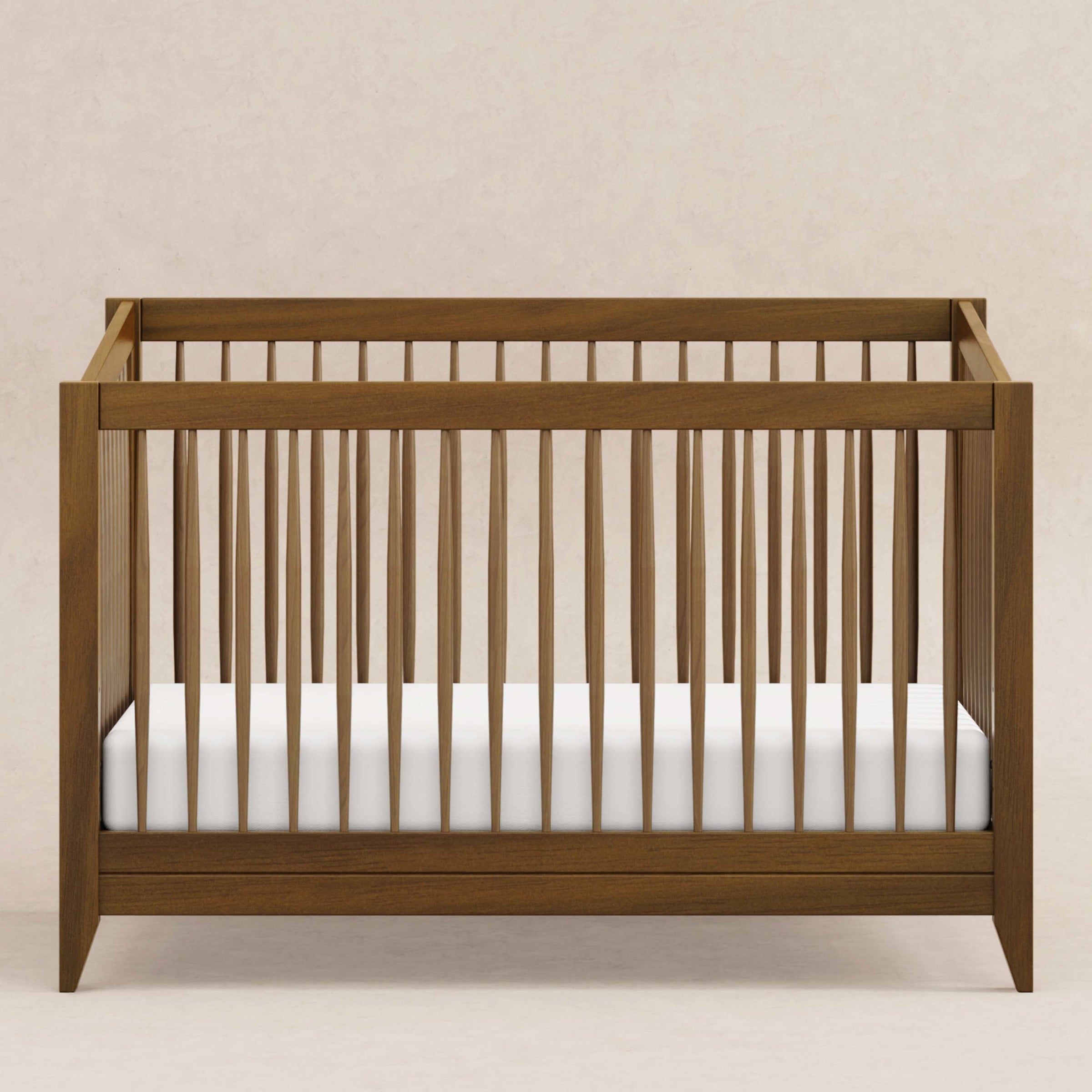 M10301NL,Sprout 4-in-1 Convertible Crib w/Toddler Bed Conversion Kit in Natural Walnut