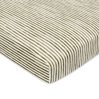 T34336JS,Nate Berkus x Babyletto Mini Crib Sheet in Juniper Stripe