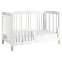 M12901WNX,Gelato 4-in-1 Convertible Crib w/Toddler Conversion Kit in White  NX Feet