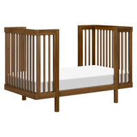 M29880NL,Pogo 8-in-1 Convertible Crib w/All-Stages Conversion Kits in Natural Walnut