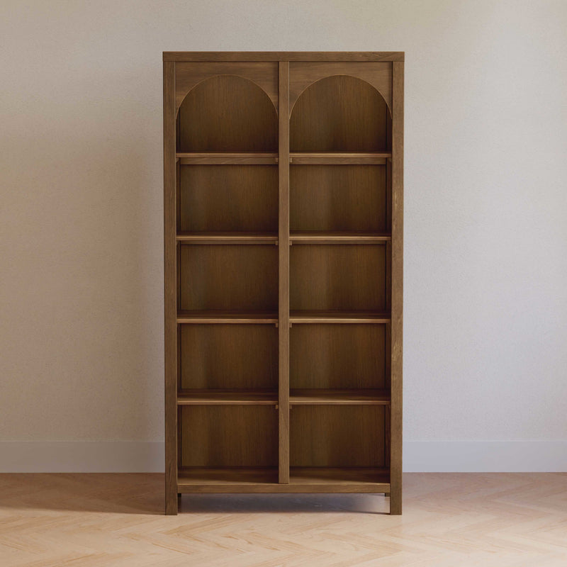 M24814NL,Eloise Bookcase  Assembled in Natural Walnut