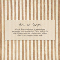T34336AS,Nate Berkus x Babyletto Mini Crib Sheet in Autumn Stripe