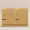 M4216HY,Hudson 6-Drawer Double Dresser  Assembled in Honey
