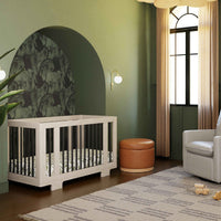 M23401NXB,Yuzu 8-in-1 Convertible Crib w/All-Stages Conversion in Washed Natural/Black