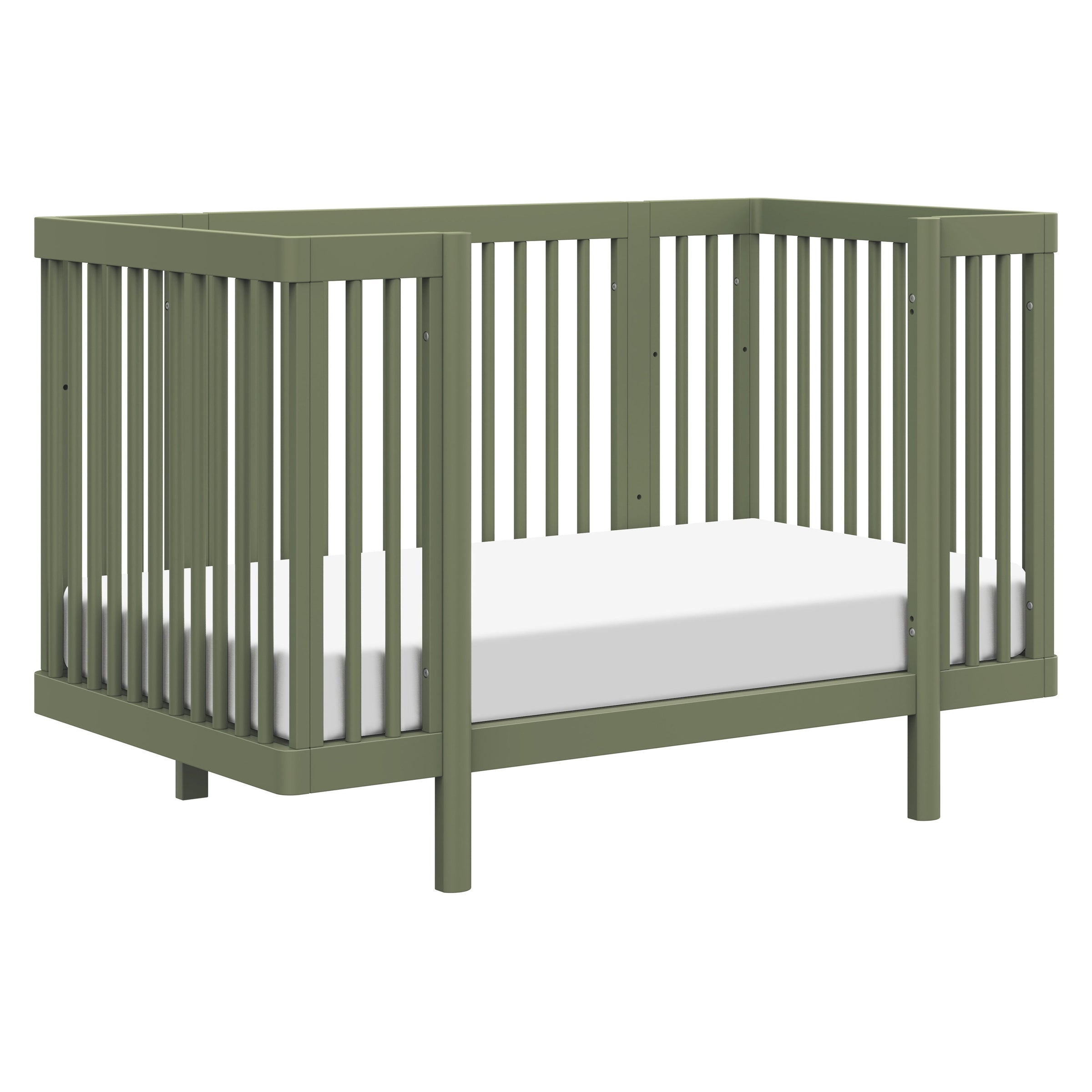 M29880OL,Pogo 8-in-1 Convertible Crib w/All-Stages Conversion Kits in Olive