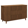 M29816NL,Pogo Tambour Assembled Dresser in Natural Walnut