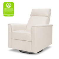 M17183PCMEW,Willa Deluxe Power Glider Recliner w/Heat&Massage in Performance Cream Eco-Weave