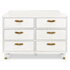 B14316RW,Tanner 6-Drawer Dresser in Warm White