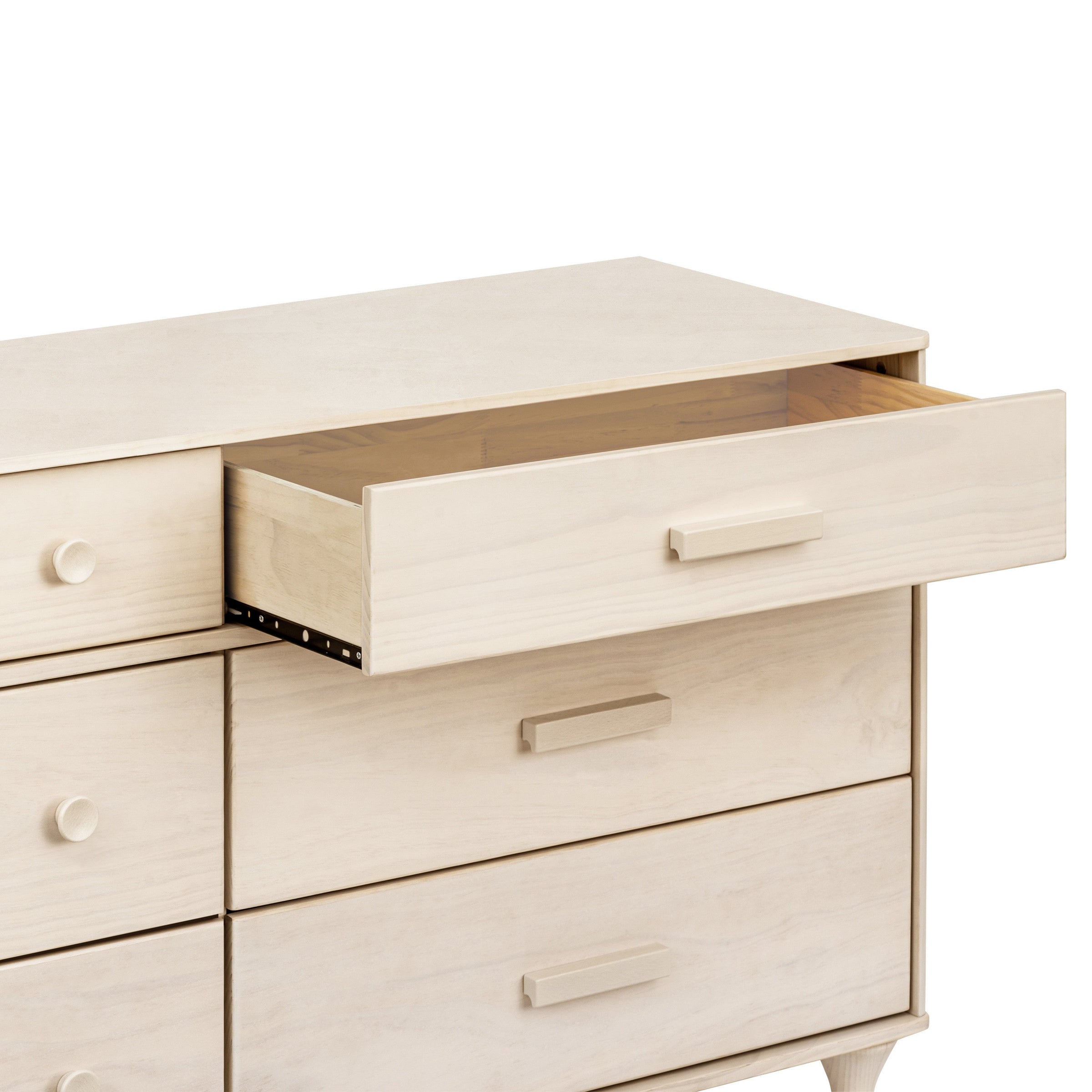 M9016NX,Lolly 6-Drawer Double Dresser  Assembled in Washed Natural
