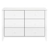 M10326W,Sprout 6-Drawer Double Dresser in White