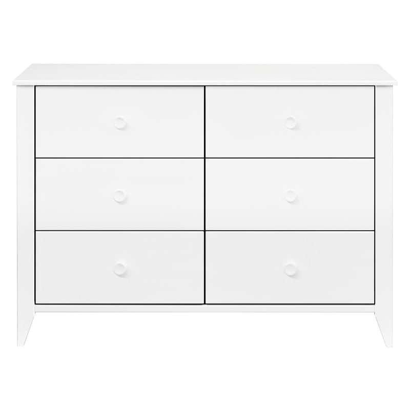 M10326W,Sprout 6-Drawer Double Dresser in White