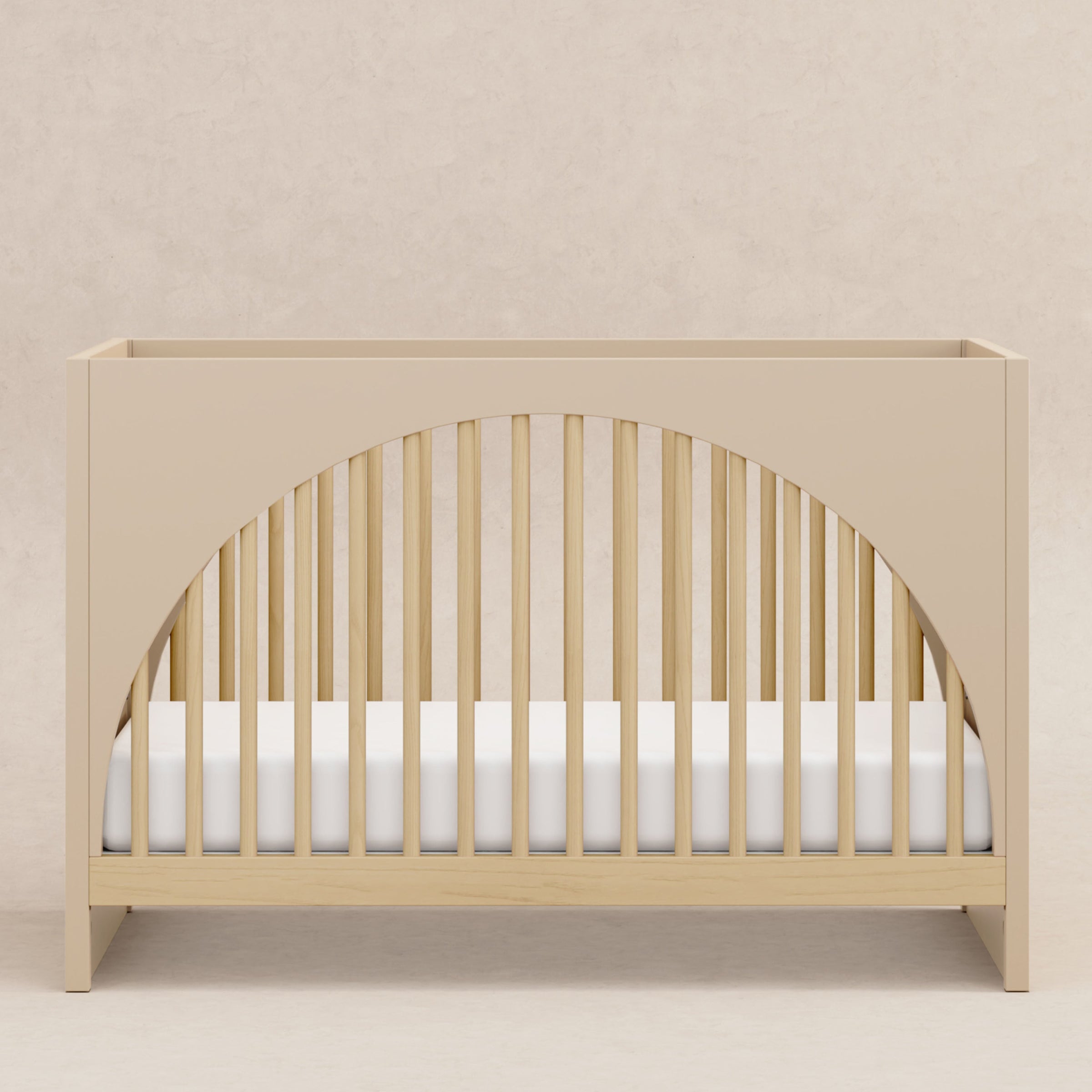 M30201TPESH,Moab 3-in-1 Convertible Crib in Taupe/Ash