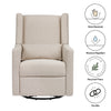 M11288PBEW,Kiwi Glider Recliner w/ Electronic Control and USB in Performance Beach Eco-Weave