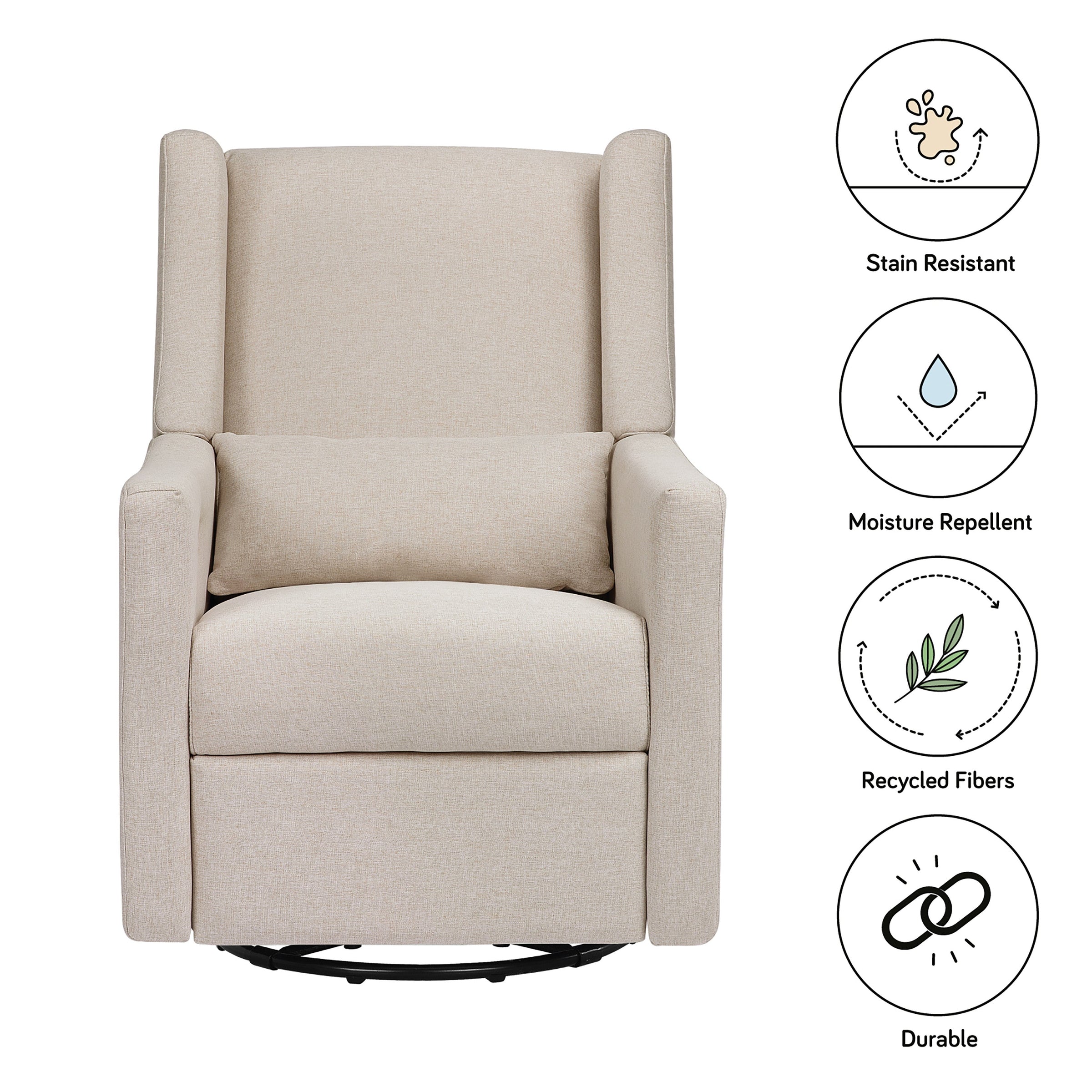 M11288PBEW,Kiwi Glider Recliner w/ Electronic Control and USB in Performance Beach Eco-Weave