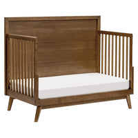 M15901NL,Palma Mid-Century 4-in-1 Convertible Crib w/Toddler Bed Conversion in Natural Walnut
