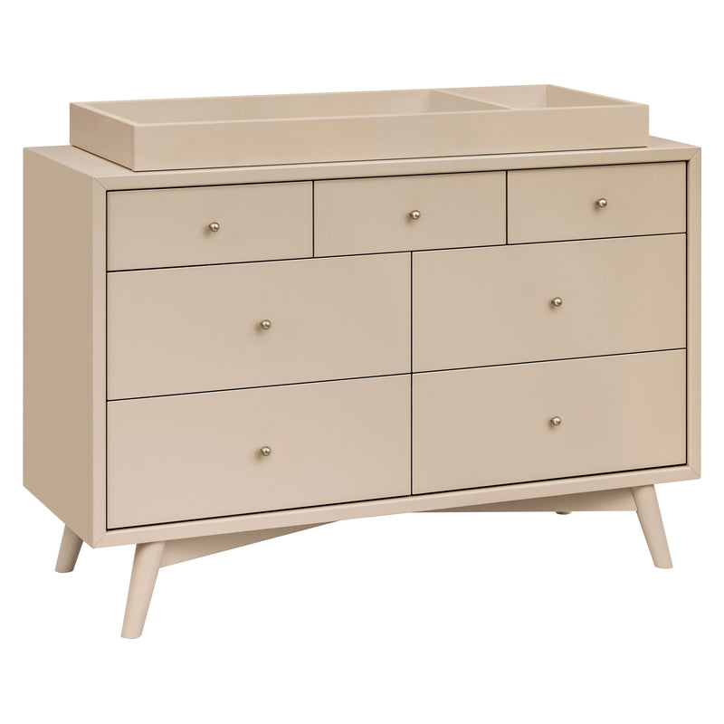 M15916TPE,Palma 7-Drawer Double Dresser  Assembled in Taupe