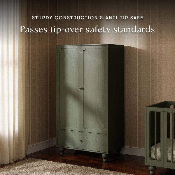 M33329AE,Nate Berkus x Babyletto Astre Assembled Armoire in Archival Elm