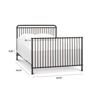 B15399UR,Winston Full Size Bed Conversion Kit in Vintage Iron Finish
