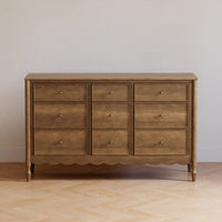 M32328NL,Ambrosia 9-Drawer Assembled Dresser in Natural Walnut