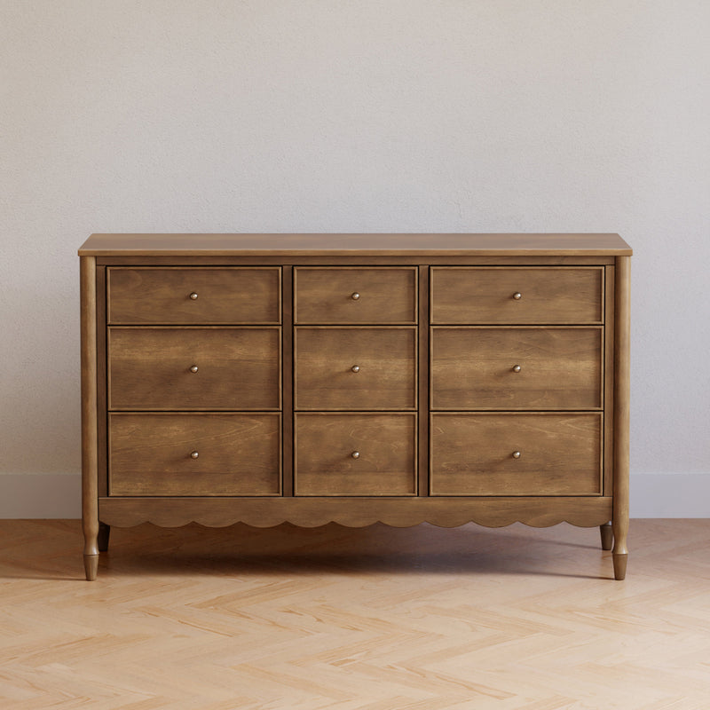 M32328NL,Ambrosia 9-Drawer Assembled Dresser in Natural Walnut