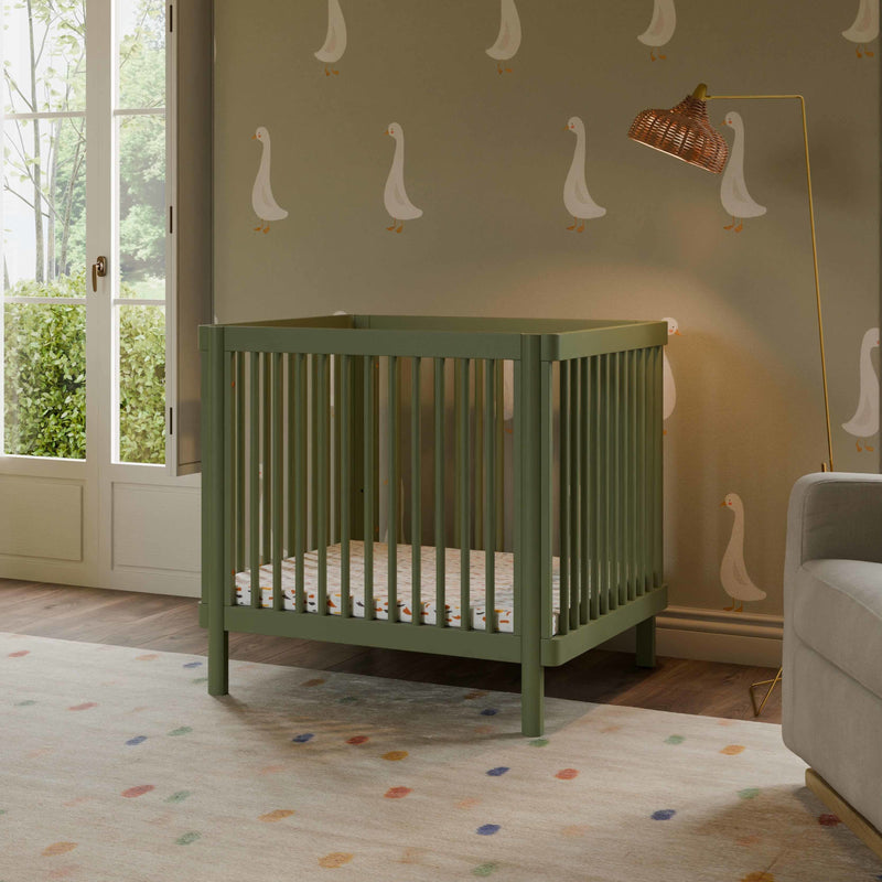 M29880OL,Pogo 8-in-1 Convertible Crib w/All-Stages Conversion Kits in Olive