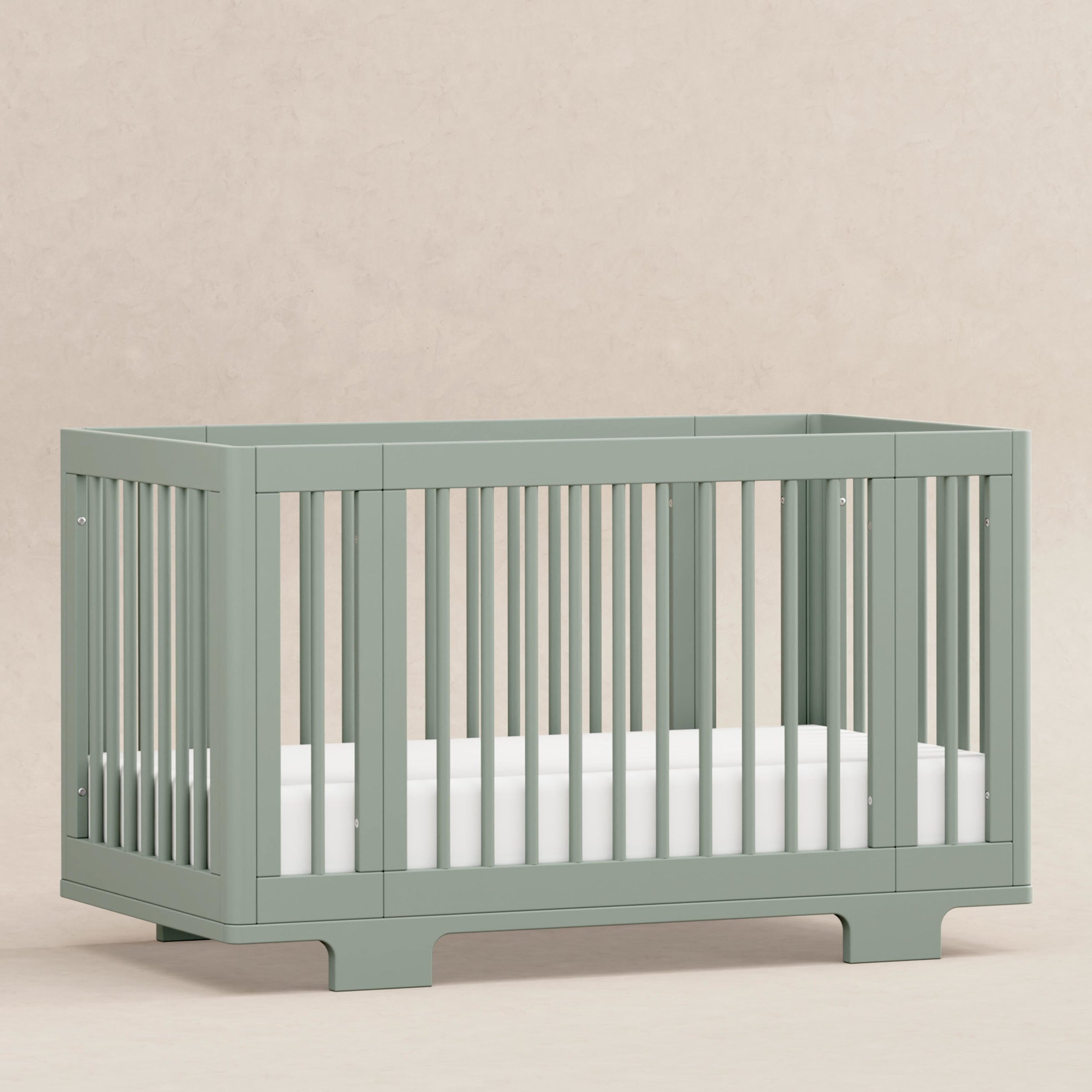 M23401LS,Yuzu 8-in-1 Convertible Crib w/All-Stages Conversion Kits in Light Sage