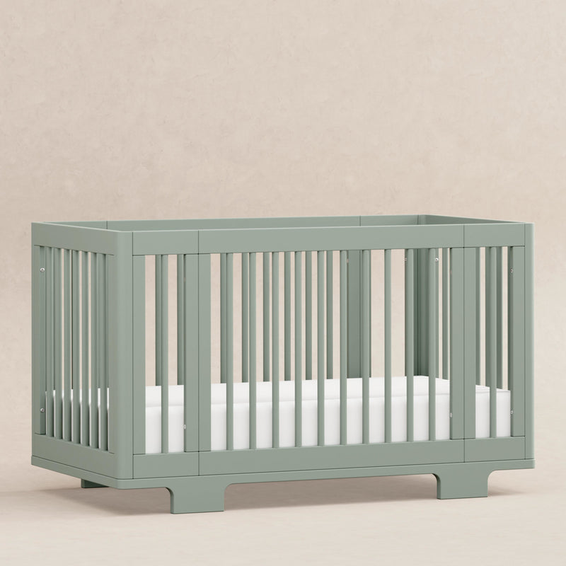 M23401LS,Yuzu 8-in-1 Convertible Crib w/All-Stages Conversion Kits in Light Sage