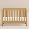M6601HY,Maki Full-Size Folding Crib w/ Toddler Bed Conversion Kit in Honey