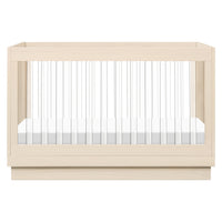 M8601KNX,Harlow 3-in-1 Convertible Crib w/Toddler Bed Conversion Kit in Washed Natural/