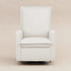M20977CMSG,Cali Flange Gliding Swivel Recliner in Cream Shearling
