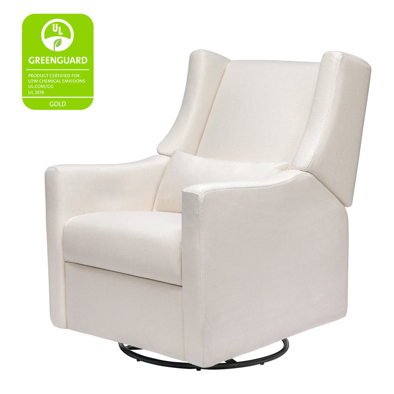 M11277PCMEW,Kiwi Recliner and Swivel Glider in Performance Cream Eco-Weave